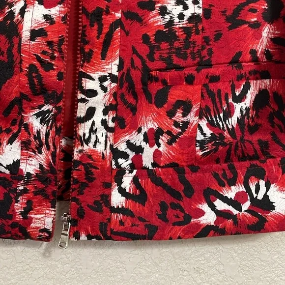 TONI MORGAN ANIMAL PRINT BLAZER - Picture 7 of 10